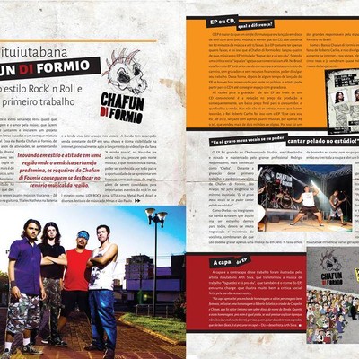 Materia sobre a banda na Revista Impacto