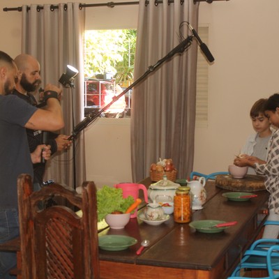Bastidores do filme Marieta e o Saci