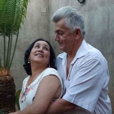 Arli Lopes e sua esposa Marluce Araújo