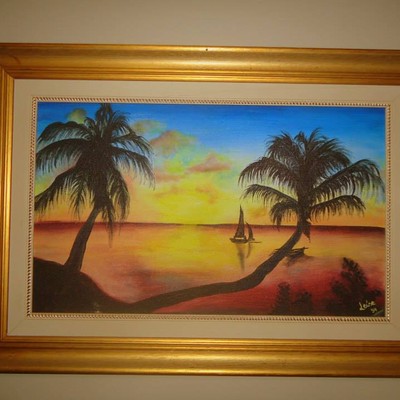 Pintura feita por Leíse