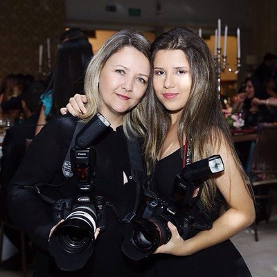 Raquel e filha rizza